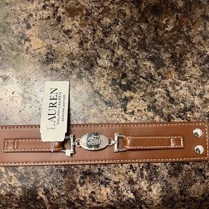 Ralph Lauren leather cuff bracelet